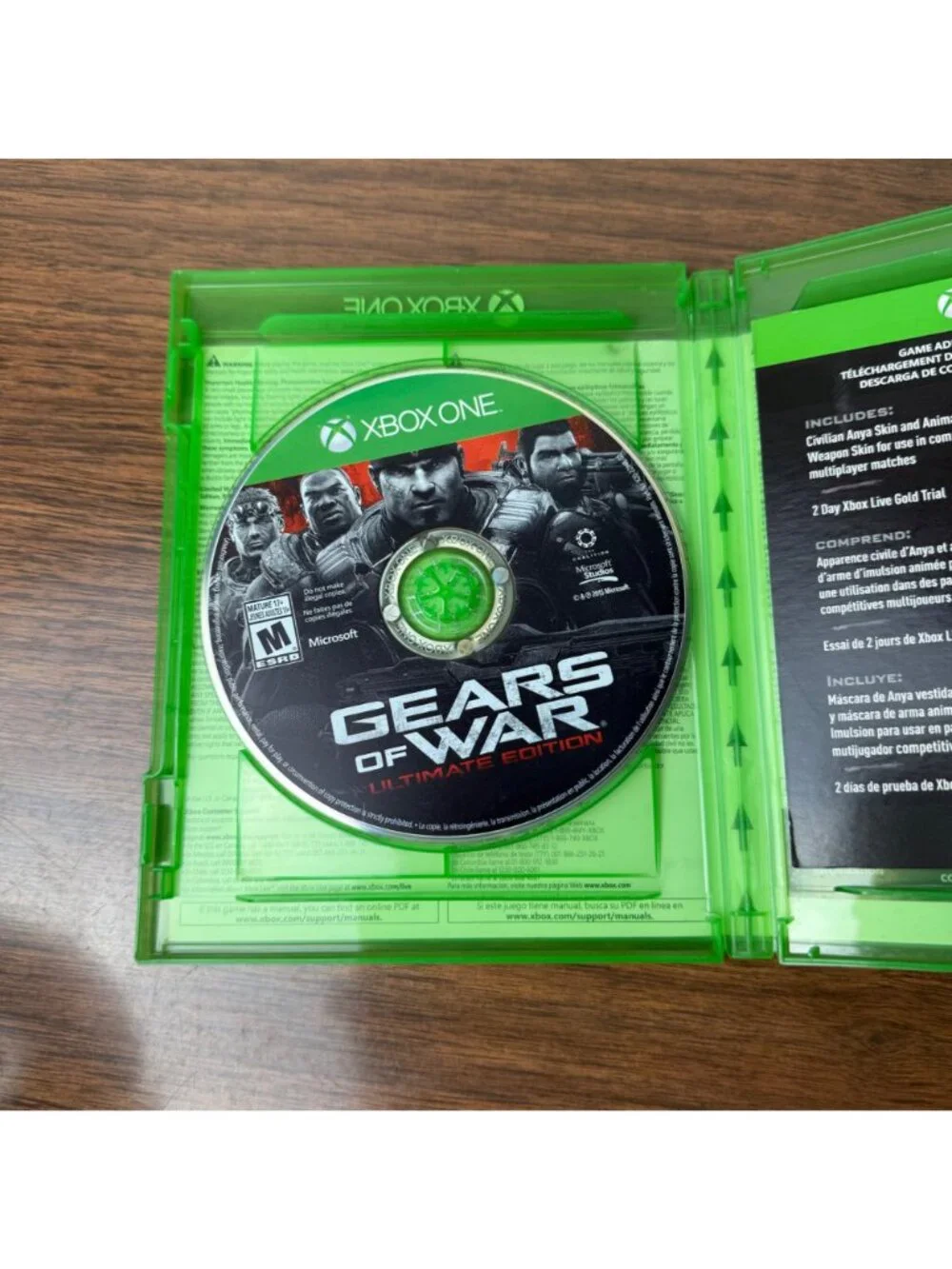 Gears of War: Ultimate Edition and Rare Replay 2-disc Bundle Xbox One CIB Double